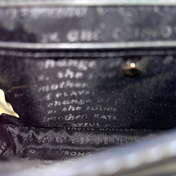 Kate Spade Storybook Lining Glitter Burgess Court Convertible Crossbody Bag - Picture 14 of 17